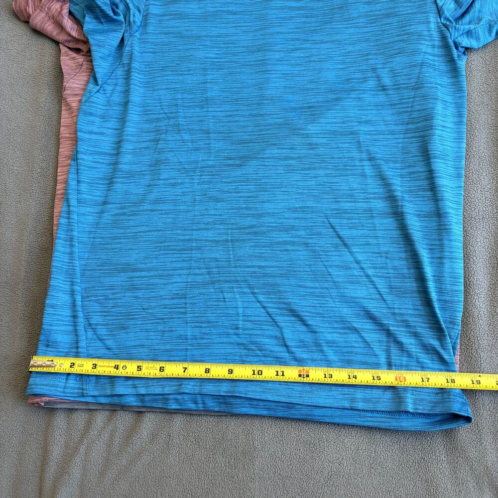 TEK GEAR Dry Tek Performance 5 Shirts Small Lot Blue Red Gray Black Running 5pc - Picture 6 of 11